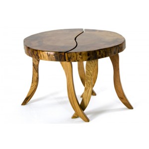 Клуб маса Carmen од масивно дрво 100% орев