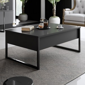 Клуб маса Luxe - Anthracite, Black