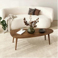 Клуб маса од масивно дрво Walnut