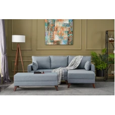 Аголна софа кревет Bella Soft Blue